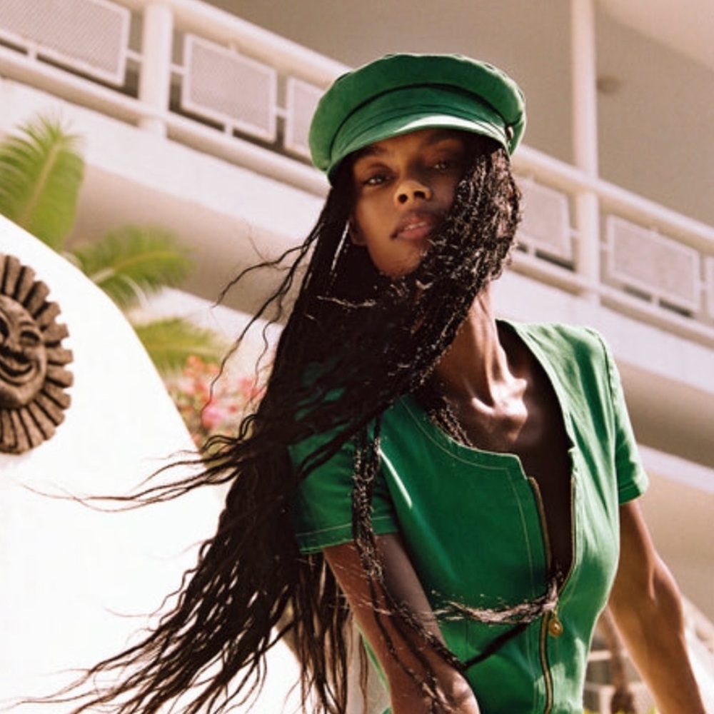 NEW Lack of Color “Lola” Green Suede Hat - Picture 2 of 11